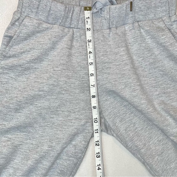 Vocal Heather Grey Joggers Sweatpants Pearl Ankle Cozy Dressy Stretchy Small - Picture 8 of 15